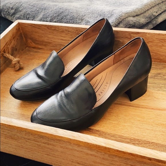 Life Stride Shoes - black block heel shoe